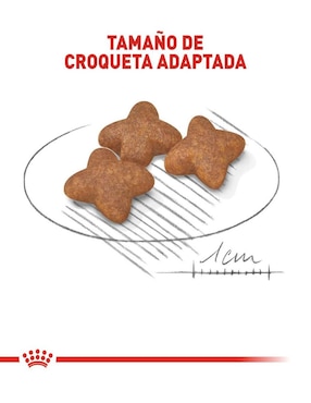 Croqueta Royal Canin de pollo para perro raza pequeña etapa adulto contenido individual 13.6 kg