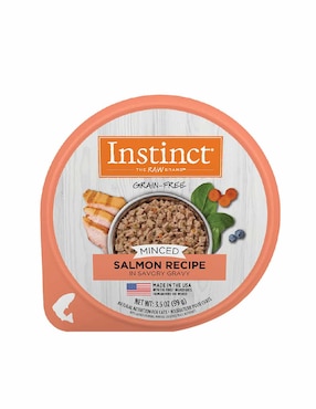 Alimento húmedo Instinct de Salmón para gato todas las etapas contenido 99 g