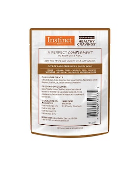 Alimento húmedo Instinct de Pato para gato todas las etapas contenido 85 g