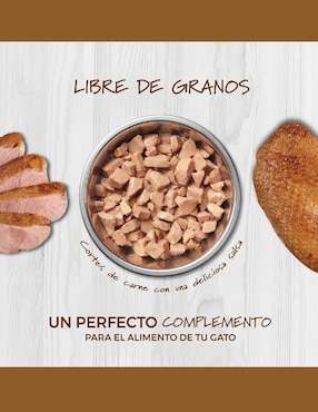 Alimento húmedo Instinct de Pato para gato todas las etapas contenido 85 g