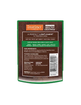 Alimento húmedo Instinct de Cordero para gato todas las etapas contenido 85 g