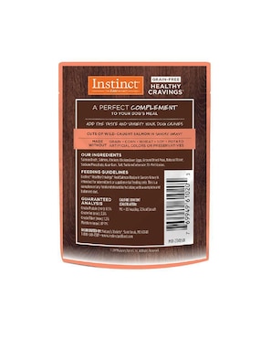 Alimento húmedo Instinct de Salmón para perro todas las etapas contenido 85 g