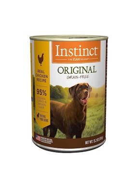 Alimento húmedo Instinct de Pollo para perro todas las etapas contenido 374 g