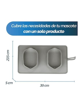 Plato para perro y gato Bluelander