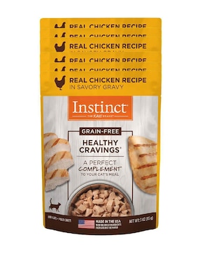 Alimento húmedo Instinct de Pollo para gato etapa adulto contenido 99 g