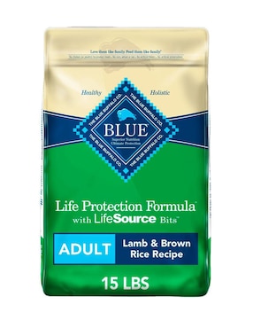 Croqueta Blue Buffalo De Cordero Y Arroz Para Perro Etapa Adulto Contenido 6.8 Kg