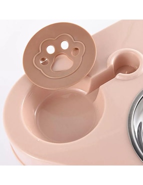 Bebedero transparente para perro y gato 500 ml