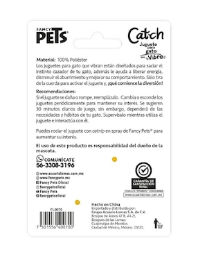 Juguete mecánico para mascota para gato Fancy Pets