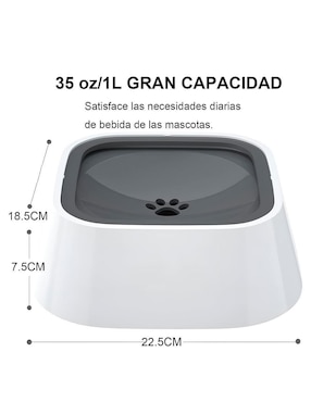 Bebedero portátil para mascota Likëpink 1 L