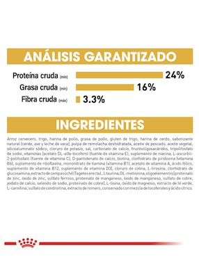 Croqueta Royal Canin de pollo para perro raza pequeña etapa adulto contenido individual 7.7 kg
