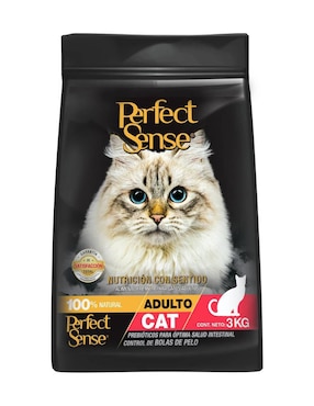 Croqueta Perfect Sense Para Gato Etapa Adulto Contenido 3 Kg