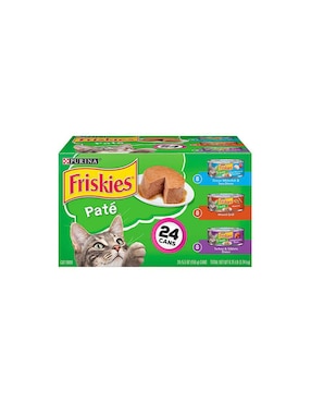 Alimento Húmedo Friskies De Pescado Blanco Y Atún Para Gato Etapa Adulto Contenido 9 Kg