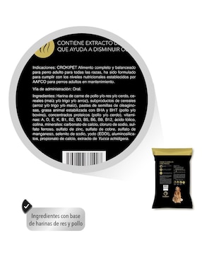 Croqueta Homeasy de Pollo para perro todas las etapas contenido 20 kg