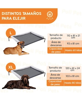Cama para perro Poli Pets