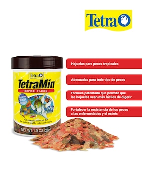 Alimento Tetra para peces todas las etapas contenido 28 g