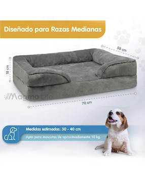 Cama para perro y gato Magma Life