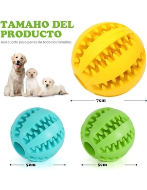 Paquete de pelotas para perro Elego