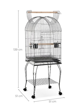 Jaula para aves Vanlig de acero