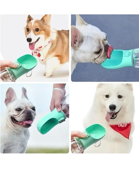 Bebedero transparente para perro Petmax 350 ml