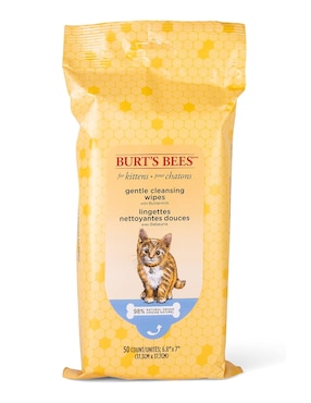Toallas húmedas Burt's Bees para gato