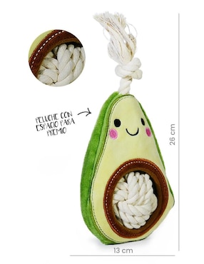 Peluche para mascota D´Peluche Aguacate