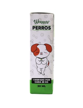 Calmante para mascota Waggys de salmón para perro contenido 30 ml