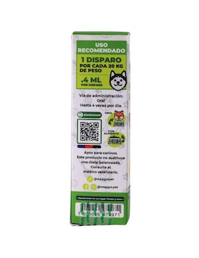 Calmante para mascota Waggys de salmón para perro contenido 30 ml