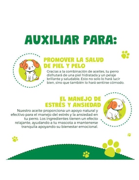 Calmante para mascota Waggys de salmón para perro contenido 30 ml