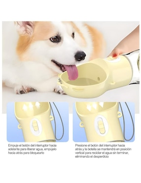 Bebedero transparente para mascota Wünd
