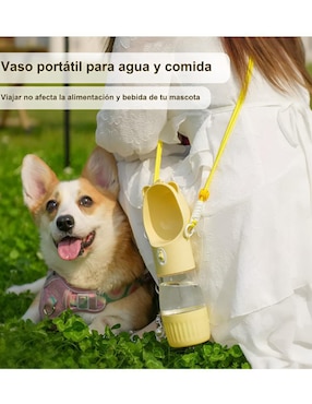 Bebedero transparente para mascota Wünd