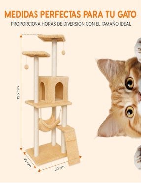 Mueble rascador para gato Poli Pets