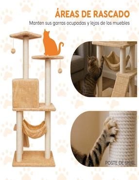 Mueble rascador para gato Poli Pets