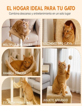 Mueble rascador para gato Poli Pets
