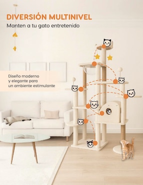 Mueble rascador para gato Poli Pets