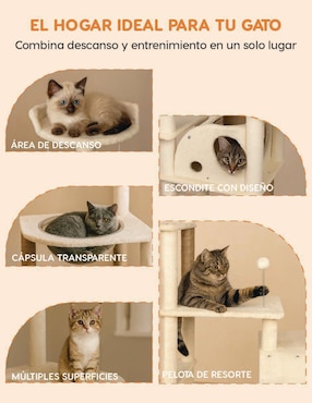 Mueble rascador para gato Poli Pets