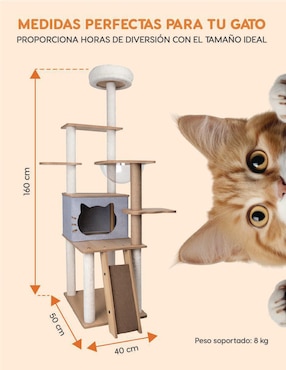 Mueble rascador para gato Poli Pets