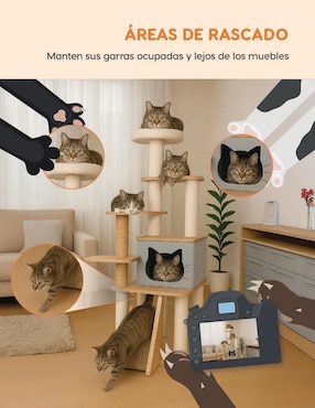 Mueble rascador para gato Poli Pets