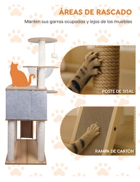Mueble rascador para gato Poli Pets
