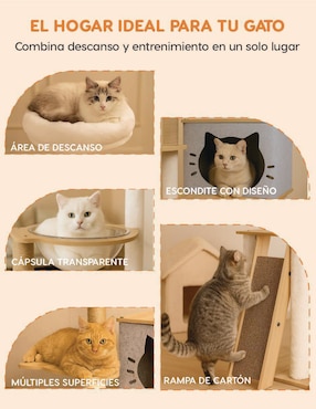 Mueble rascador para gato Poli Pets