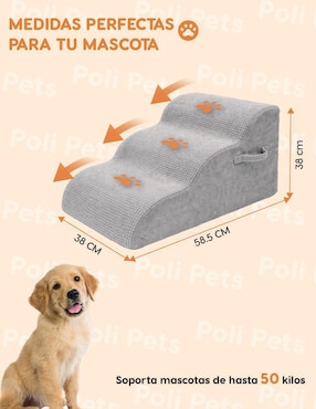 Rampa para mascota Poli Pets para perro