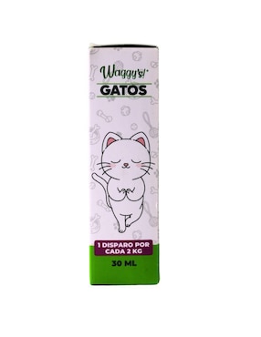 Calmante para mascota Waggy's! de salmón para gato contenido 30 ml
