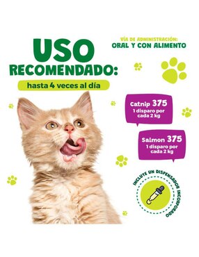 Calmante para mascota Waggy's! de salmón para gato contenido 30 ml