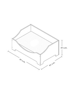 Cama para perro y gato Lilola