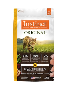 Croqueta Instinct de Pollo para gato todas las etapas contenido 2.2 kg