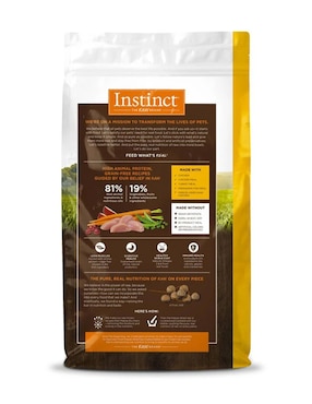 Croqueta Instinct de Pollo para gato todas las etapas contenido 2.2 kg