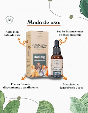 Aceite comestible para mascota Esencia Mental