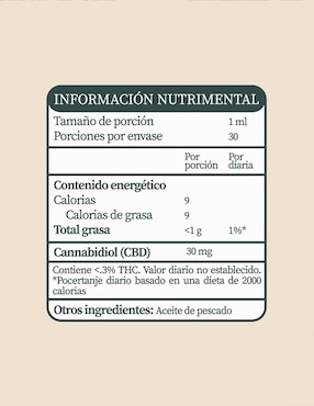Aceite comestible para mascota Esencia mental perro y gato