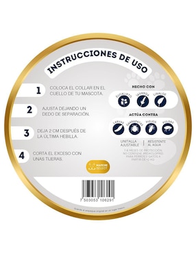 Collar antipulgas Matchi para perro y gato