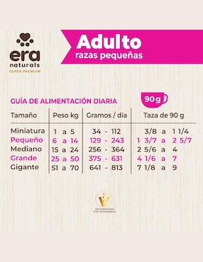 Croqueta Era Naturals de carne con arroz para perro raza pequeña etapa adulto contenido individual 8 kg