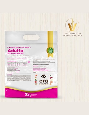Croqueta Era Naturals de pollo para perro raza pequeña etapa adulto contenido individual 2 kg